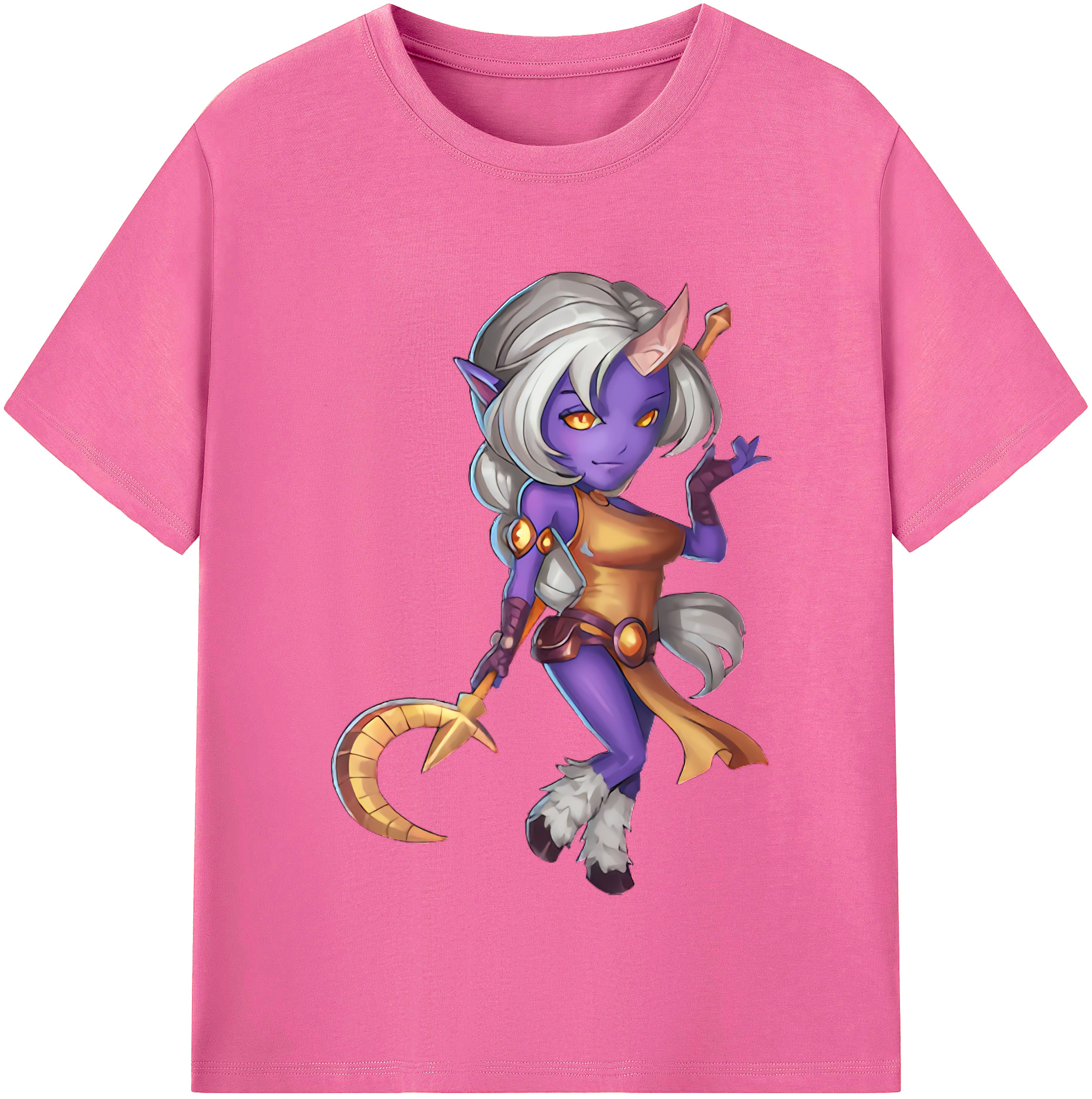 （画像用） リーグ・オブ・レジェンド League of Legends LOL レディースカジュアルプリントTシャツ（綿100％）